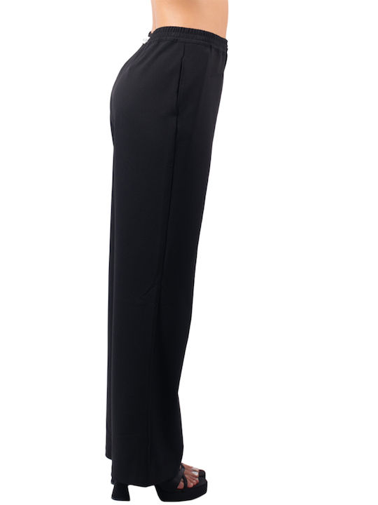 4tailors Damen Stoff Hose Black