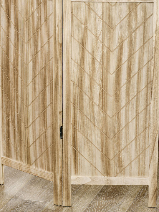 HomCom Διακοσμητικό Παραβάν Ξύλινο 120x170cm