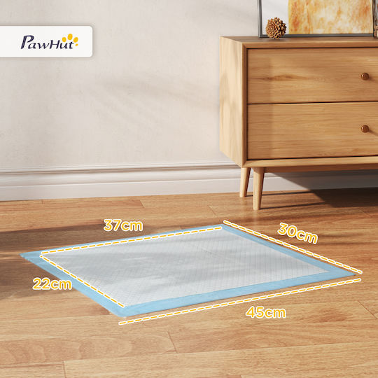 Pawhut Dog Floor Diapers 45x30cm 100pcs