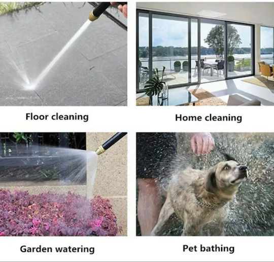 Multifunctional Spray Gun Zola Adjustable Garden Hose Pressure Sprayer 15 M Range