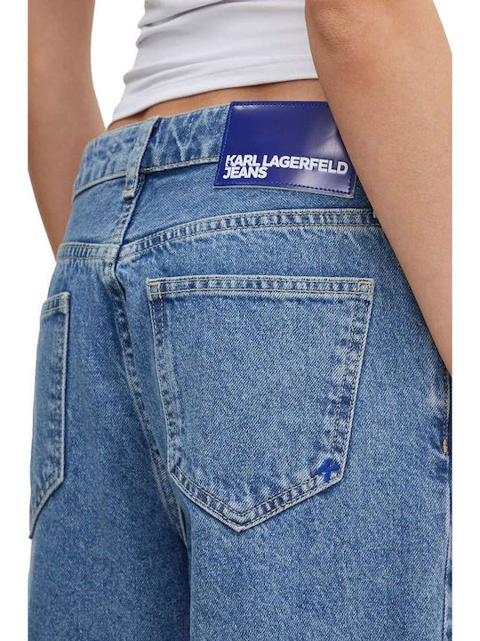 Women's Jean Trousers in Straight Line Blue