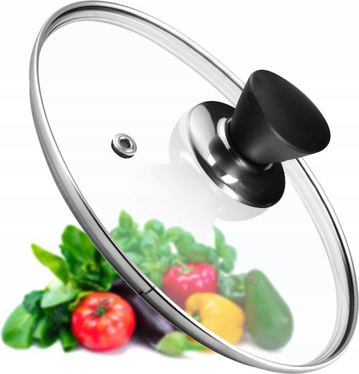 Kadax Capac Pentru Tigaie și Oală Din Sticlă 24cm 30775