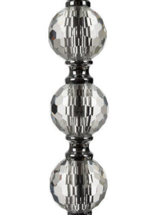Kerzenhalter Zola Spiegel-Einsätze Verschiedene Größen 28 34,3 40,9 cm Metall Glas Kunststoff