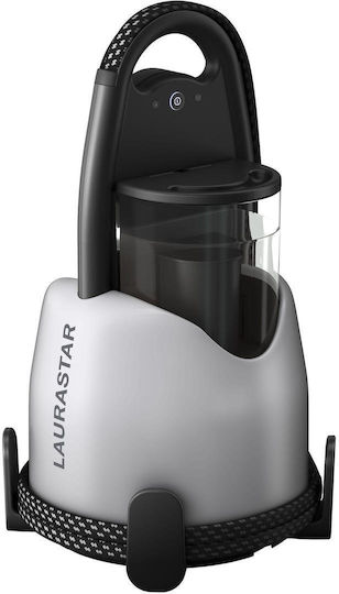 LauraStar Lift Xtra Aluminium Aparat de călcat cu abur pentru haine pardoseală 2200W cu rezervor 1.1lt Negru