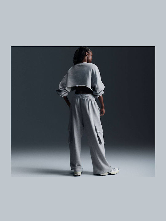 Sportswear Pantaloni de Trening Grey Heather / Black