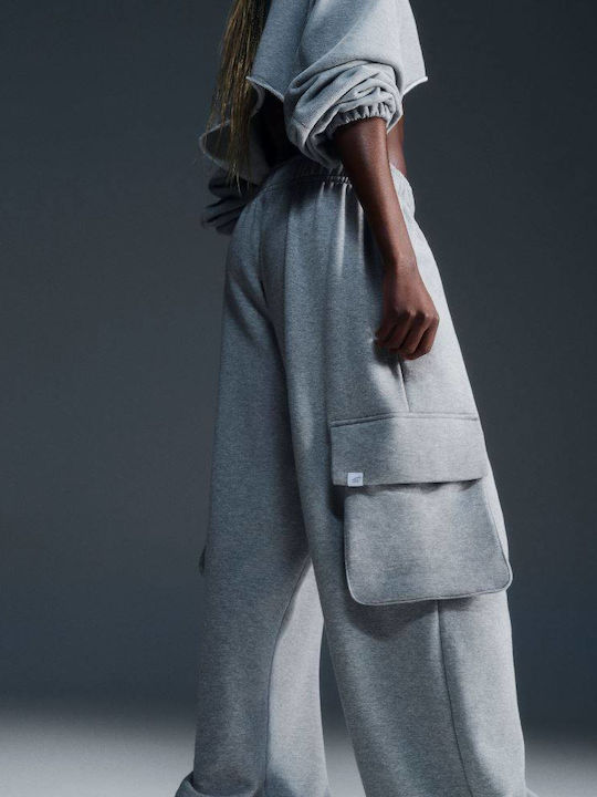 Sportswear Pantaloni de Trening Grey Heather / Black
