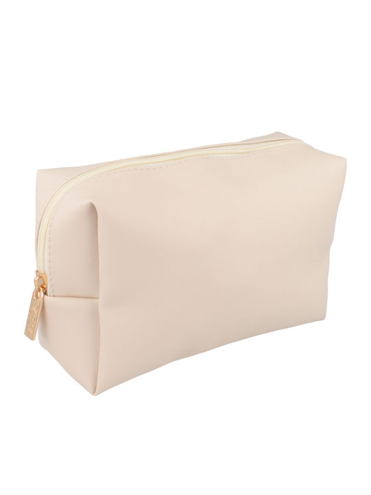 Necessaire in Beige Farbe