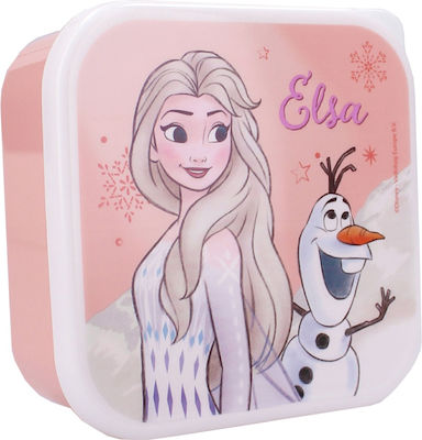 Σετ 3 Δοχεία Φαγητού Lunch Snack Box Frozen Ii