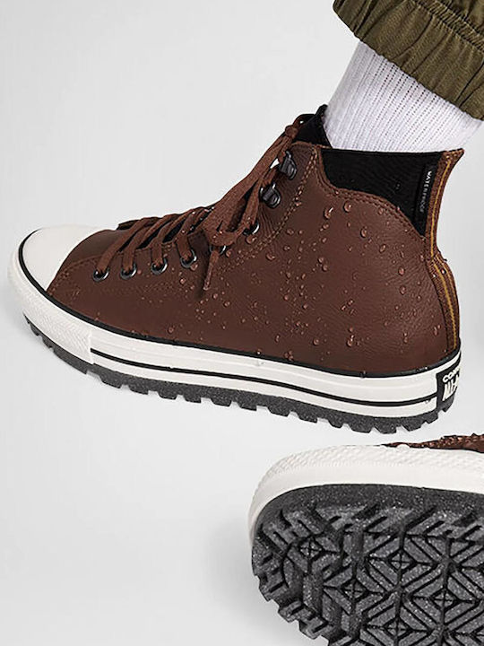 City Trek Waterproof Flatforms Boots Bear Nap / Toadstool Tan / Black