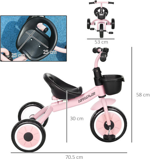 Aiyaplay Kinderdreirad Für 2-5 Jahre Rosa