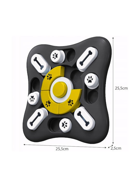 Jucărie Interactivă pentru Căței Zola Dispenser de Recompense Alimentare 25.5 X 25.5 X 2.5 Cm Negru