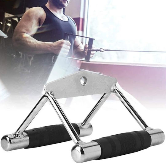 Triangular Double Handle Multi-gym Zola Triceps Back Steel Non-slip Rubberized Handle