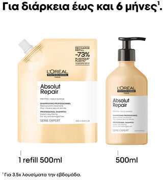 L’oreal Professionnel Serie Expert Absolut Repair Quinoa Șampon Refill 500ml