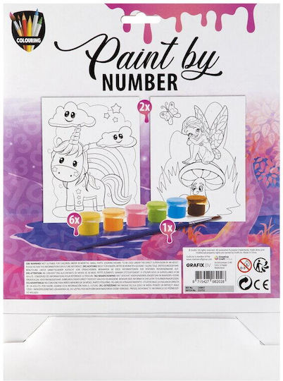 Grafix Painting Unicorn And Fairy for Children 3+ years Years 3pcs