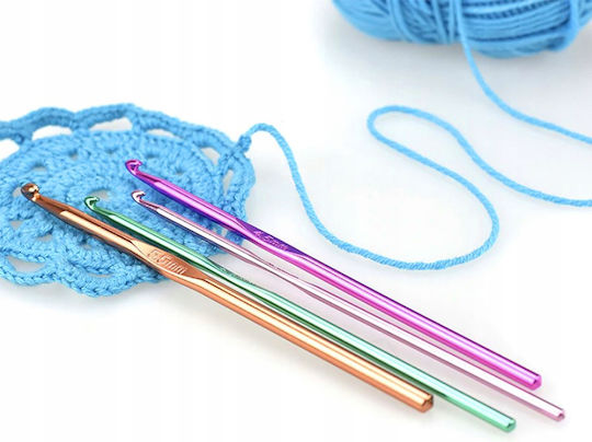 Zola Crochet Set 12 Pieces Different Sizes Colours From 2 Mm To 8 Mm