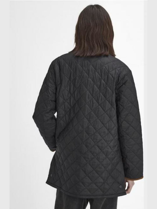 Barbour Geacă pentru bărbați Puffer Negru