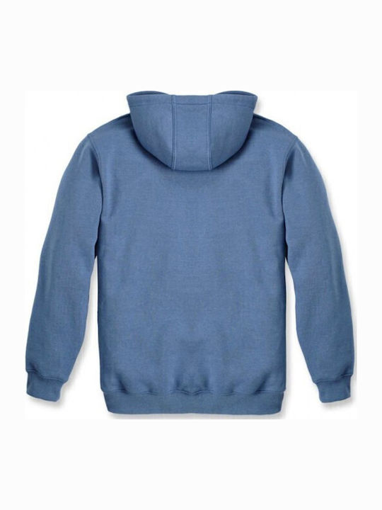 Carhartt Thundercloud Blue с Качулка