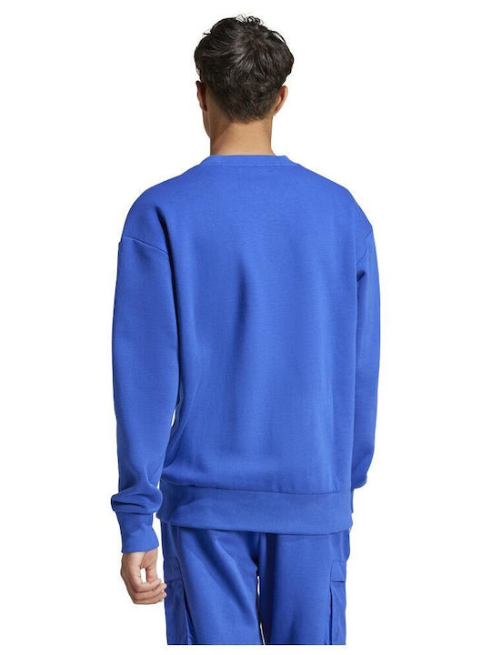 Adidas City Herren Sweatshirt mit Taschen Blau