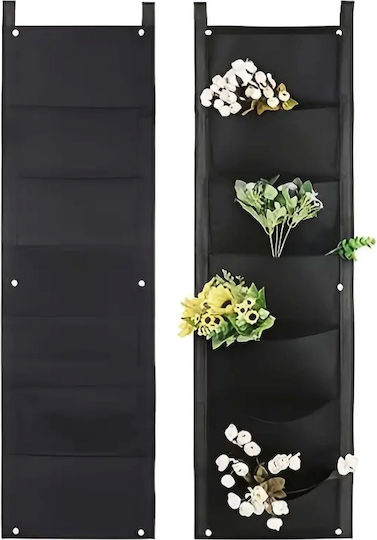 Vertical Textile Flower Holder Zola 7 Pockets Perfect Herbs Succulents Total Length 10