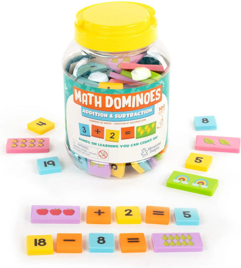 Educational Insights Math Domino Εκπαιδευτικό Παιχνίδι Γράμματα & Αριθμοί για 3+ Ετών