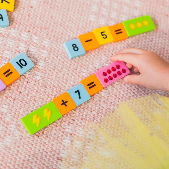 Educational Insights Math Domino Εκπαιδευτικό Παιχνίδι Γράμματα & Αριθμοί για 3+ Ετών