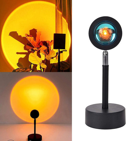 Sunset Projection Lamp Zola Usb Power Supply 2.5 W Brightness 125 Lm Aluminium Height 27 Cm B