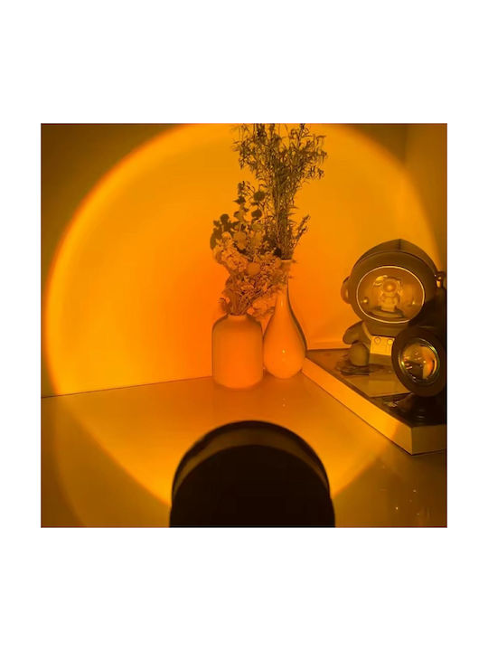 Lampa Proiector Led Zola Apus Telecomandă Ir Cap Reglabil Trepied Aluminiu + Plastic Pp