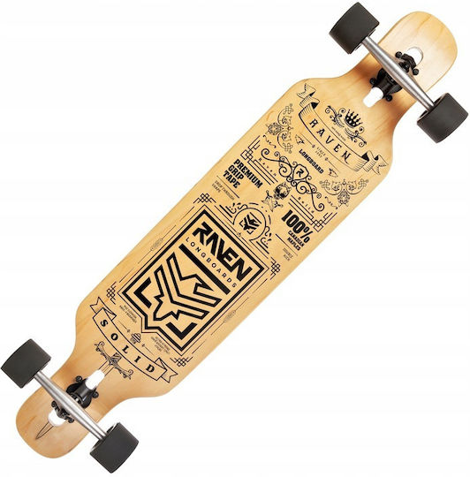 Raven Complete Longboard Μαύρο