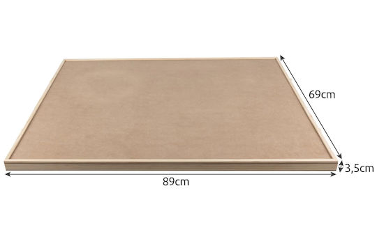 Puzzle Table 4 Drawers Zola Surface Enough 1500 Pieces Pine Mdf Board 90.5 X 68 X 4