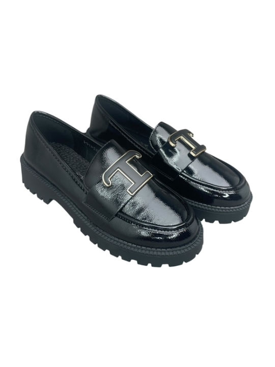 Adam's Shoes Women's Loafers in Black Color