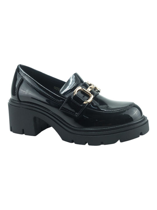 Plato Damen Loafers in Schwarz Farbe