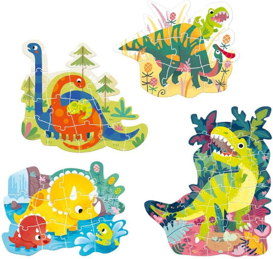 Παιδικό Puzzle Δεινόσαυροι για 3+ Ετών 36pcs Banana Panda