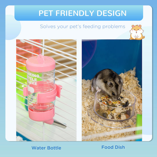 Pawhut Rodent Cage 59x36x69cm