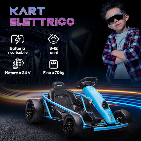 Go Kart Μονοθέσιο 24 Volt Μπλε