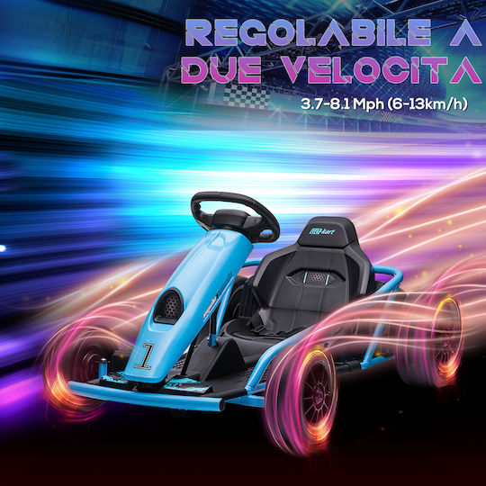 Go Kart Μονοθέσιο 24 Volt Μπλε