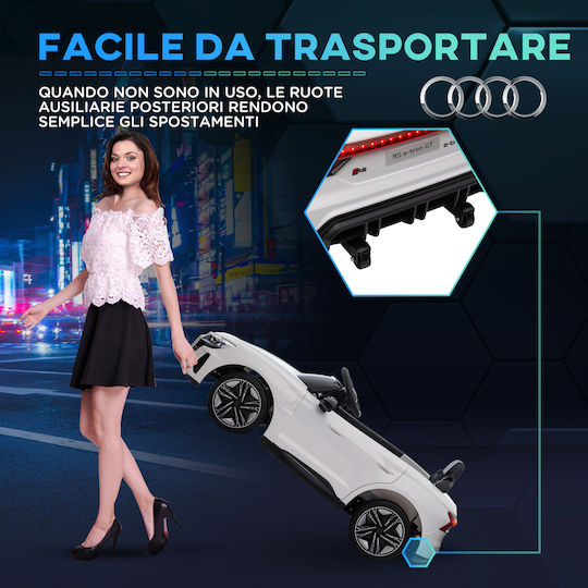 Audi RS E-tron GT Μονοθέσιο με Τηλεκοντρόλ 12 Volt Λευκό