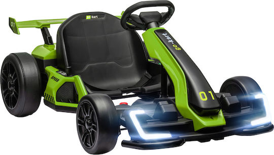 Go Kart Μονοθέσιο 24 Volt Πράσινο για 6+ Ετών
