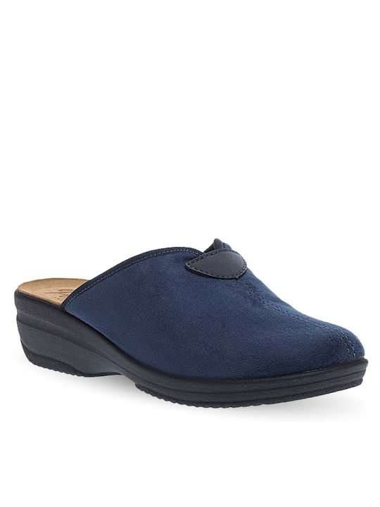 Parex Winter Women's Slippers in Blue color