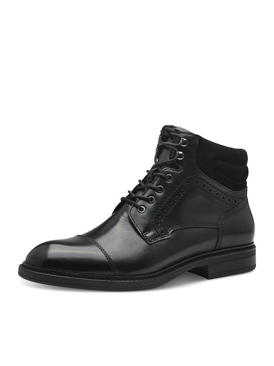 Leather Black Men's Boots Anatomical