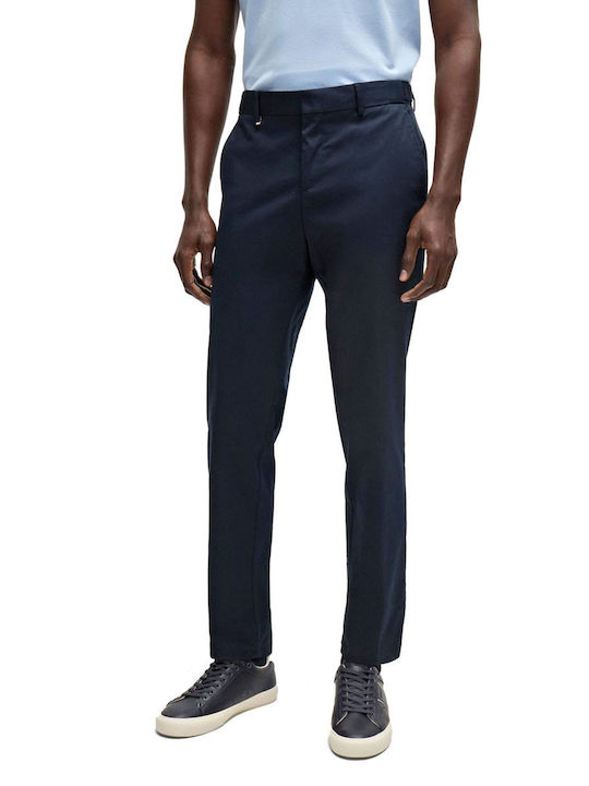 Hugo Boss Pantaloni pentru bărbați Chino cu Croială Slim BLUE