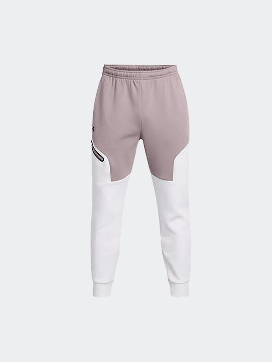 Under Armour Pantaloni de trening cu elastic Fleece - Polar Grey