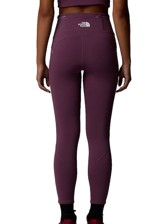 The North Face Alergare Colanti de femei Cropped Colanti Burgundy