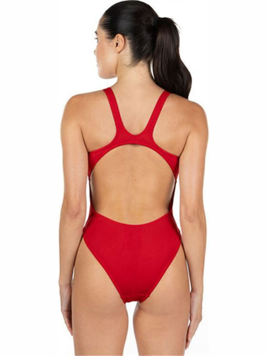Sportliches Badeanzug Rot