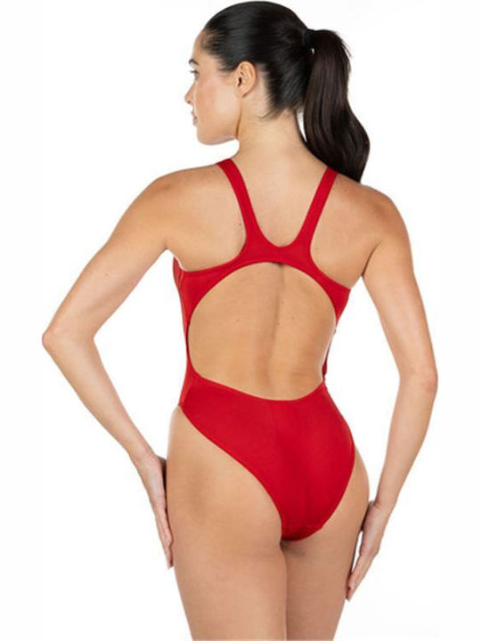 Sportliches Badeanzug Rot