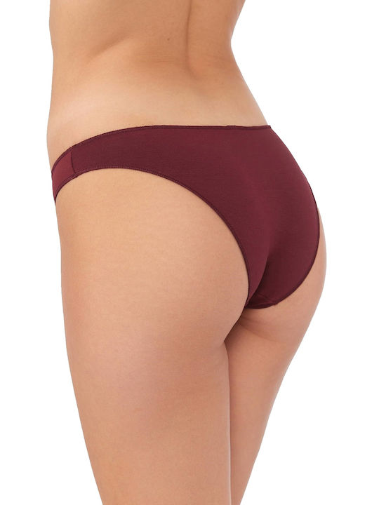 Minerva Rio Fimelle Damen Slip 2Pack Bordeaux-Anthracite