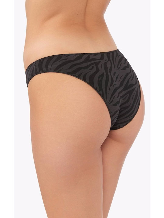 Rio Modal Fimelle Damen Slip 2Pack Gray