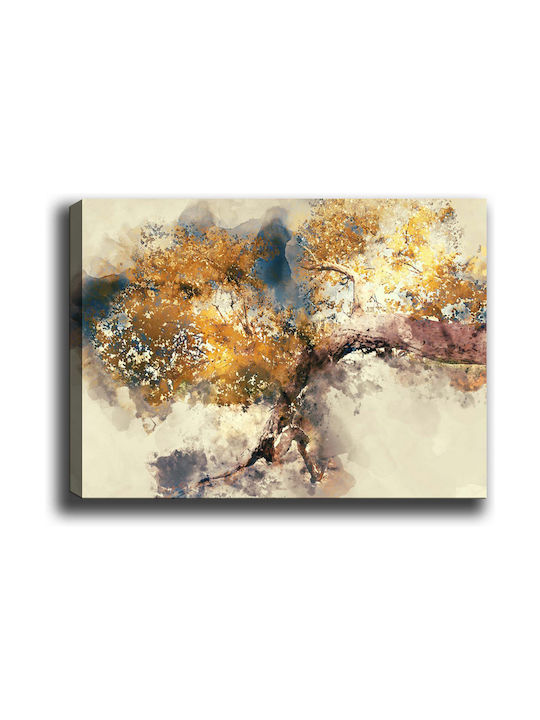 Megapap Abstract Tree Πίνακας σε Καμβά 100x70cm