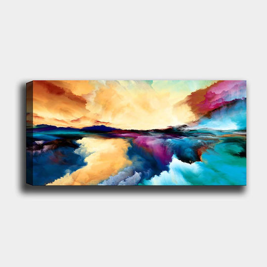 Megapap Abstract Clouds Painting on Canvas 120x50cm