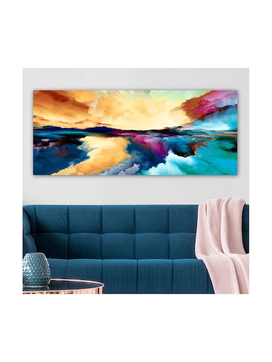 Megapap Abstract Clouds Painting on Canvas 120x50cm