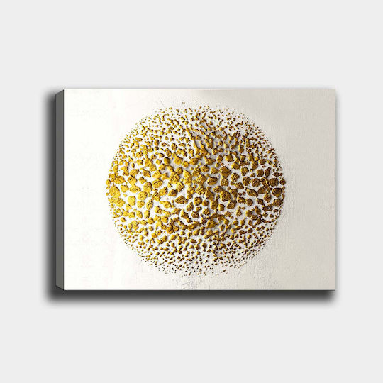 Megapap Golden Circle Gemälde auf Leinwand 100x70cm